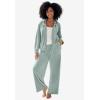 ellos Plus Size Stretch Velour Wide Leg Pull-On Pants(Lilac Blush)