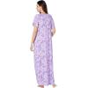 Dreams & Co. Plus Size Lace Knit Gown