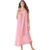 Dreams & Co. Plus Size Long Embroidered Gown