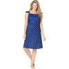 Dreams & Co. Plus Size Short Supportive Gown