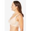 Catherines Women’s Plus Size Cotton Comfort Wireless Bra(Frappe)