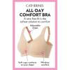 Catherines Women’s Plus Size Cotton Comfort Wireless Bra(Sunset Mauve Animal)