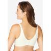 Catherines Women’s Plus Size Wireless Back Smoothing Bra(Nude)