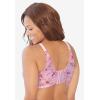 Catherines Women’s Plus Size Wireless Back Smoothing Bra(Pink Floral Bloom)
