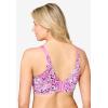 Catherines Women’s Plus Size Wireless Back Smoothing Bra(Pretty Orchid Animal)