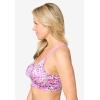 Catherines Women’s Plus Size Wireless Back Smoothing Bra(Pretty Orchid Animal)