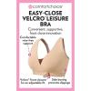 Comfort Choice Women’s Plus Size Crossover Wireless Lounge Bra(Shell Pink Floral Animal)