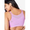 Comfort Choice Women’s Plus Size Satin-Trim Posture Bra(Beige)