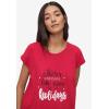 ellos Plus Size Cap Sleeve Sleep Shirt(Navy)