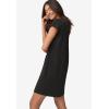 ellos Plus Size Cap Sleeve Sleep Shirt(Navy)