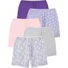 Comfort Choice Plus Size Cotton Boxer 5-Pack(Soft Floral Pack)