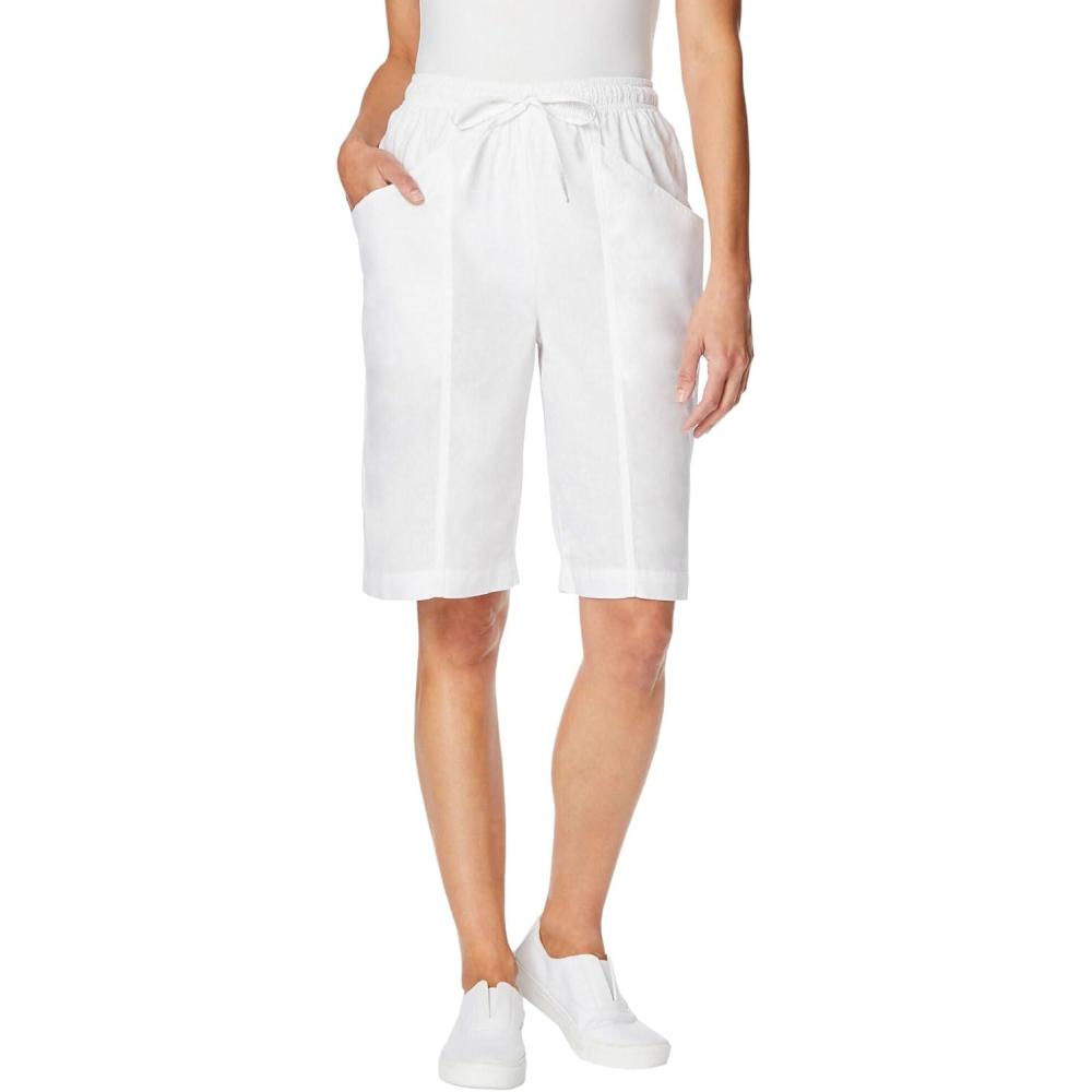 image:imageWoman Within Plus Size Boardwalk Front Seam ShortWhite