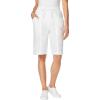 Woman Within Plus Size Boardwalk Front Seam Short(White)