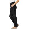 Woman Within Plus Size Stretch Denim 5-Pocket Straight-Leg Jeans(Black Denim)