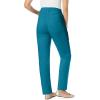 Woman Within Plus Size Stretch Denim 5-Pocket Straight-Leg Jeans(Deep Teal)