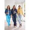Woman Within Plus Size Stretch Denim 5-Pocket Straight-Leg Jeans(Distressed)