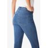 Woman Within Plus Size Stretch Denim 5-Pocket Straight-Leg Jeans(Paradise Blue)