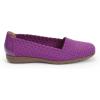 Comfortview Women’s The Bethany Stretch Woven Slip On Flat (Wide Widths Available)(Amethyst)