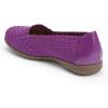 Comfortview Women’s The Bethany Stretch Woven Slip On Flat (Wide Widths Available)(Amethyst)
