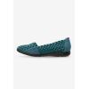 Comfortview Women’s The Bethany Stretch Woven Slip On Flat (Wide Widths Available)(Dark Hunter)