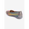 Comfortview Women’s The Bethany Stretch Woven Slip On Flat (Wide Widths Available)(Grey Multi)