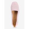 Comfortview Women’s The Bethany Stretch Woven Slip On Flat (Wide Widths Available)(Rose Mist)