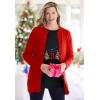 Woman Within Plus Size Holiday Graphic Tee(Emerald Green Holiday Tree)