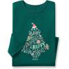 Woman Within Plus Size Holiday Graphic Tee(Emerald Green Holiday Tree)