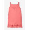 Woman Within Plus Size Lace-Trim V-Neck Tank(Ivory)