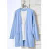 Woman Within Plus Size Perfect Longer-Length Cotton Cardigan Sweater(Black Paradise)