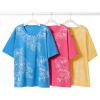 Woman Within Plus Size Relaxed Print Tee(Azure Blue Graphic Bloom)