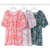 Woman Within Plus Size Blouson Peasant Tunic(Sweet Coral Tropicana)