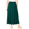 Woman Within Plus Size 7-Day Maxi Skirt(Emerald Green)