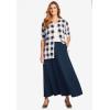 Woman Within Plus Size 7-Day Maxi Skirt(Sage)