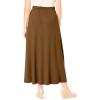 Woman Within Plus Size 7-Day Maxi Skirt(Toffee)