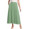 Woman Within Plus Size 7-Day Maxi Skirt(Sage)