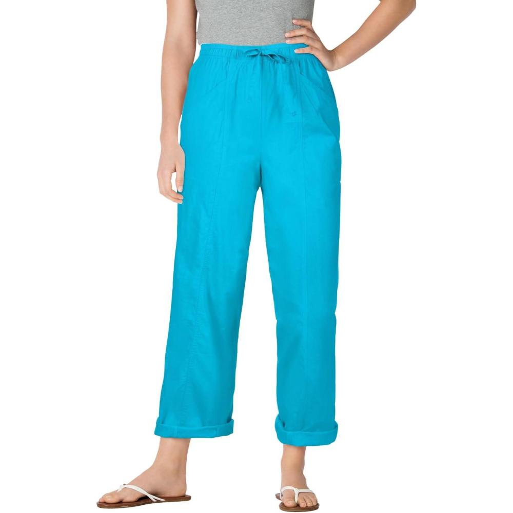 image:imageWoman Within The Boardwalk PantPretty Turquoise