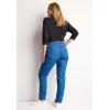 Woman Within Plus Size Perfect Back-Elastic Gap-Free Straight-Leg Cotton Jeans(Chocolate)