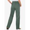 Woman Within Plus Size Perfect Back-Elastic Gap-Free Straight-Leg Cotton Jeans(Pine)
