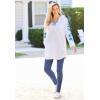 Woman Within Plus Size Tall Side Pocket Ankle-Length Pull-On Stretch Knit Cotton Spandex Leggings(Black Wash)