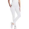 Woman Within Plus Size Tall Side Pocket Ankle-Length Pull-On Stretch Knit Cotton Spandex Leggings(White)