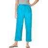 Woman Within The Boardwalk Pant(Pretty Turquoise)