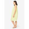 Only Necessities Plus Size Sleeveless Button Front Night Gown