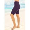 Swim 365 Women’s Plus Size High-Waist Full-Coverage Swim Bike Short(Blackberry)