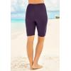 Swim 365 Women’s Plus Size High-Waist Full-Coverage Swim Bike Short(Blackberry)