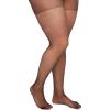Catherines Women’s Plus Size Daysheer Pantyhose(Black)