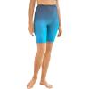 Swim 365 Women’s Plus Size High-Waist Full-Coverage Swim Bike Short(Dip Dye)