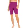 Swim 365 Women’s Plus Size High-Waist Full-Coverage Swim Bike Short(Fuchsia)