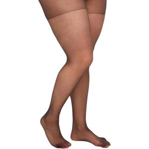 Catherines Women’s Plus Size Daysheer Pantyhose(Black)