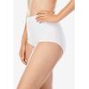 Comfort Choice Plus Size 5-Pack Tag-Free Full Coverage Cotton Brief(Basic Pack)